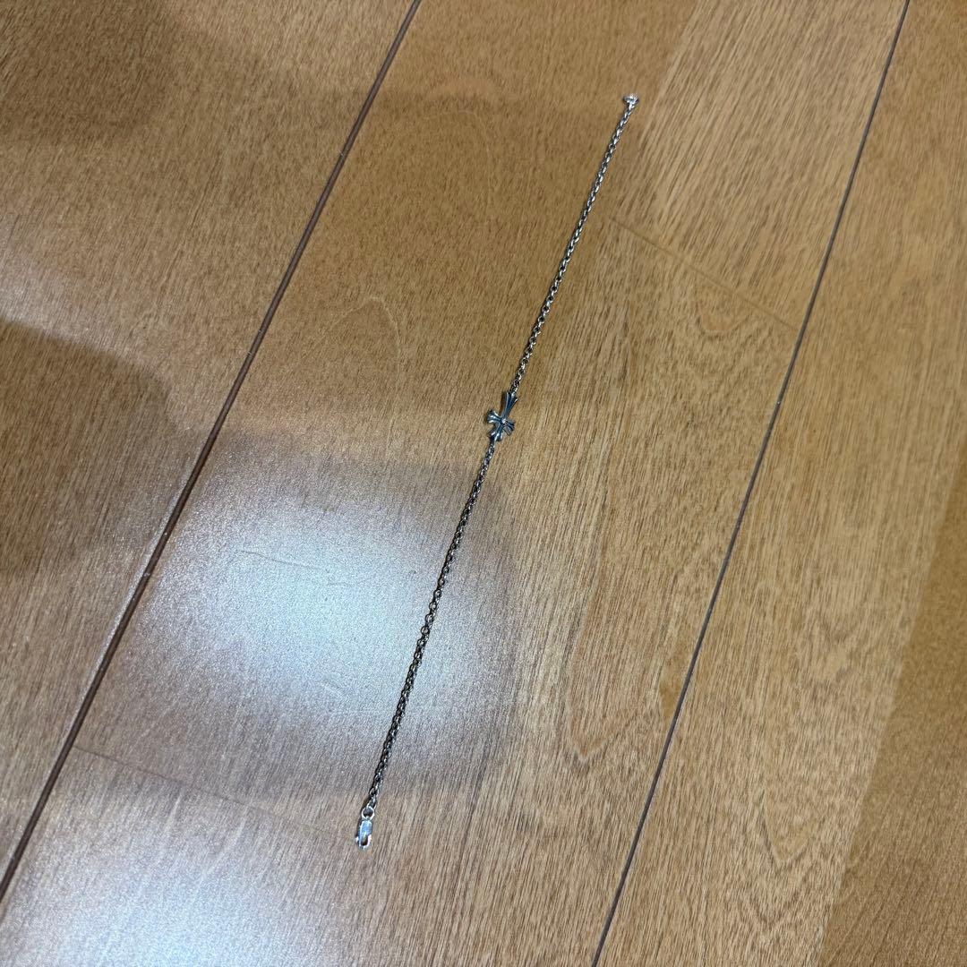 クロムハーツ　クロスモチーフ シルバーアンクレット 約20cm