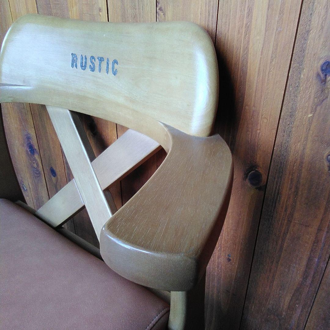 カリモクダイニングチェア　RUSTIC　ルスティック　一脚　レトロヴィンテージ④