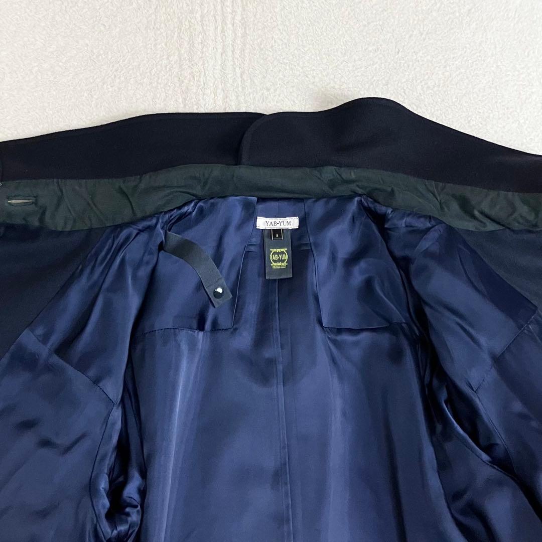 YAB-YUM ヤブヤム　コート　サイズS ブラック　日本製　匿名配送