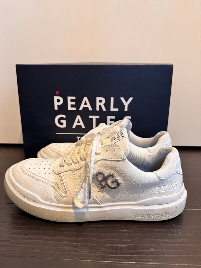 パーリーゲイツ Think Golf ホワイト ゴルフシューズ 27.5㎝