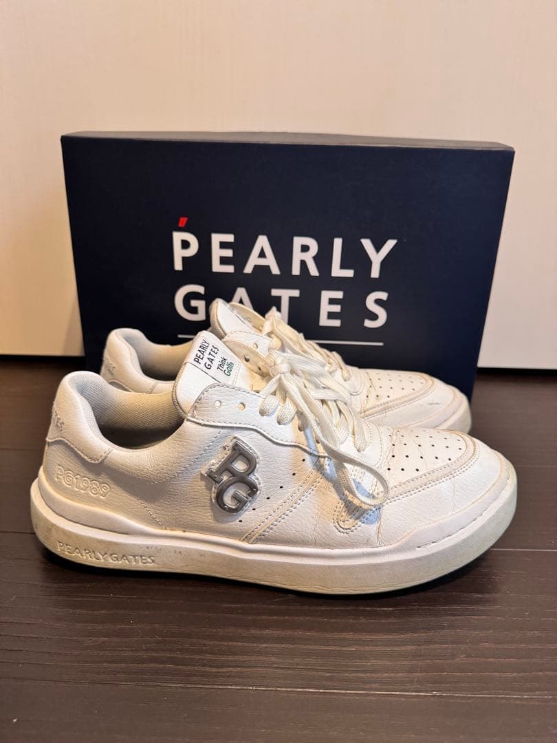 パーリーゲイツ Think Golf ホワイト ゴルフシューズ 27.5㎝