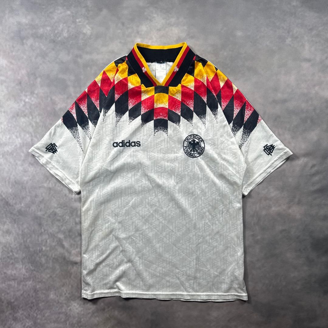 adidas デサント90s ドイツユニフォーム　マテウス　クリンスマンR95.