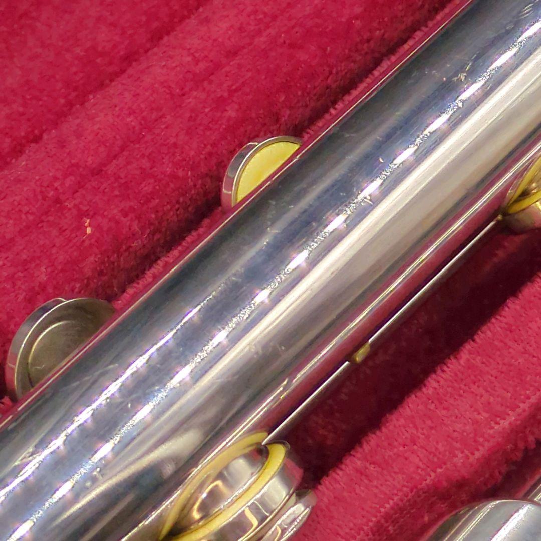 フルート　調整済　ヤマハYFL211S（Eメカ、銀メッキ仕様）