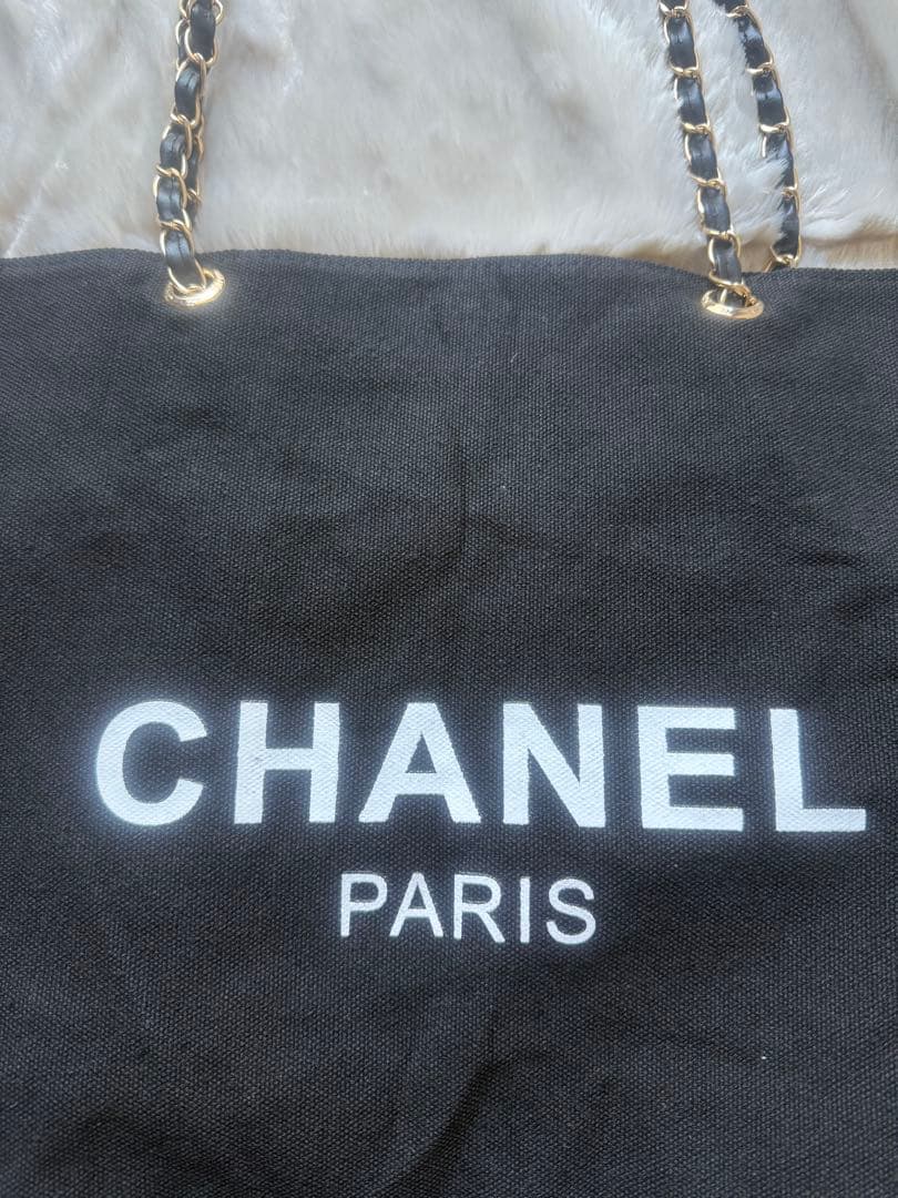 【新品未使用】CHANEL シャネルノベルティ ブラック チェーン トート 黒