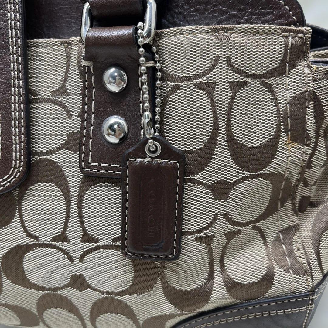 バッグ Vintage Coach One Shoulder Bag Turn Lock