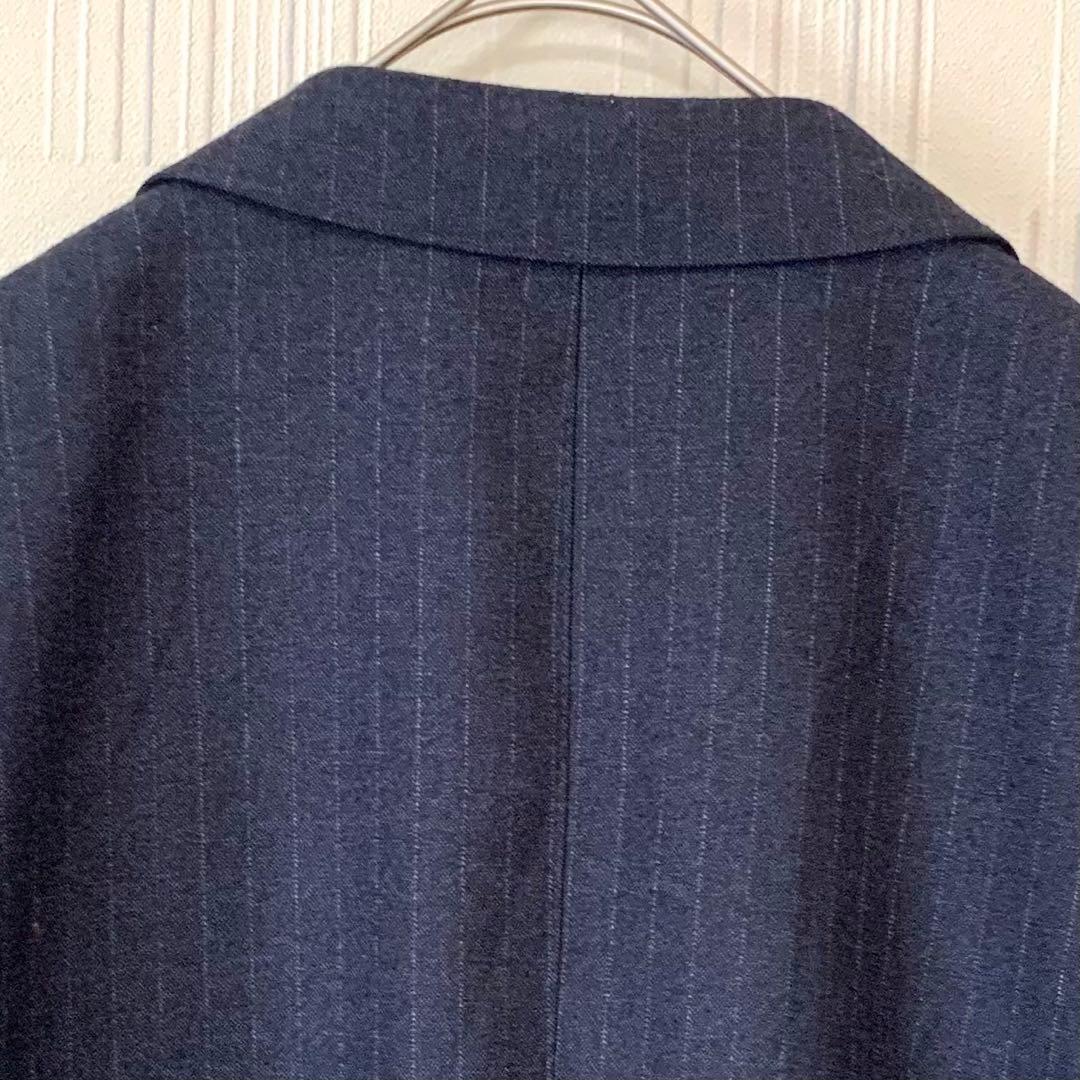 HILTON COLOMBO スーパー130'S セットアップ スーツ 上下　紺