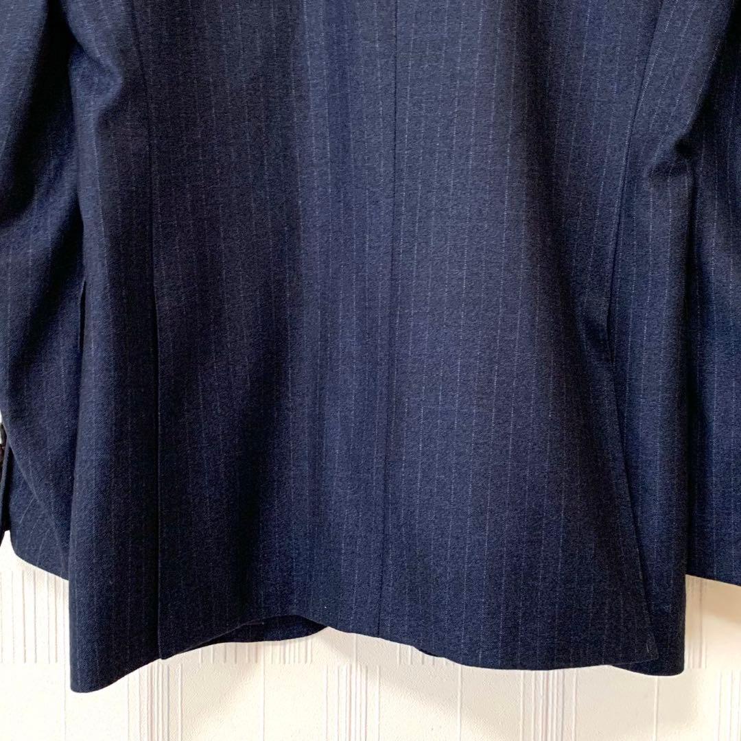 HILTON COLOMBO スーパー130'S セットアップ スーツ 上下　紺