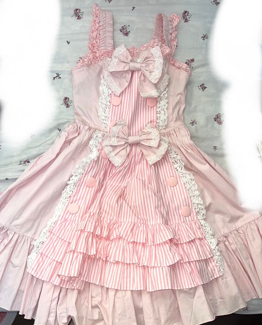 maximum ロリータ アラモードなメイドさんのストライプキャンディーJSK