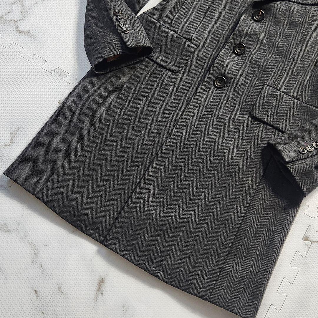 超美品✨ポールスミス チェスターコート 裏地総柄 カシミヤ ヘリンボーン