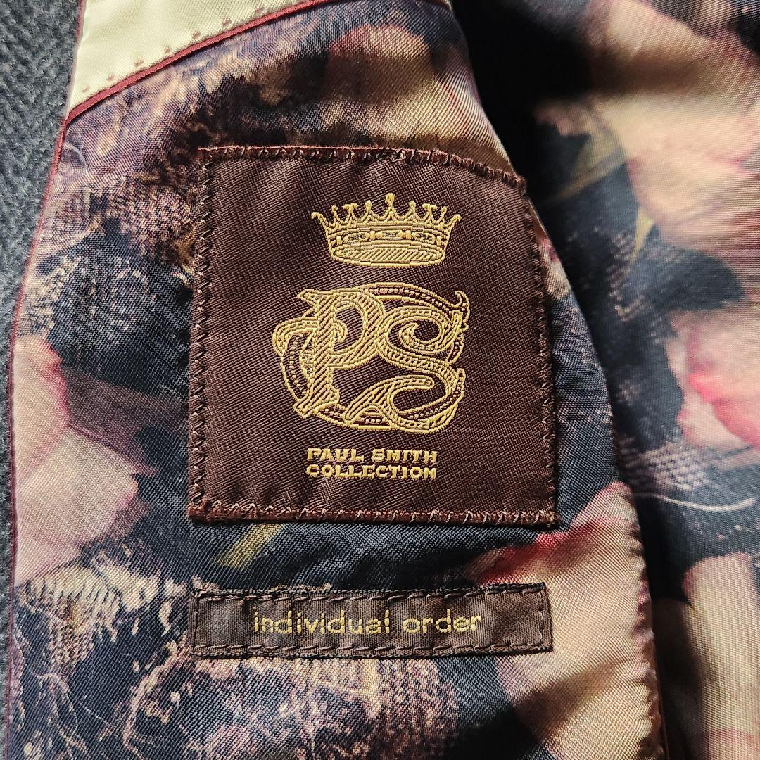 超美品✨ポールスミス チェスターコート 裏地総柄 カシミヤ ヘリンボーン