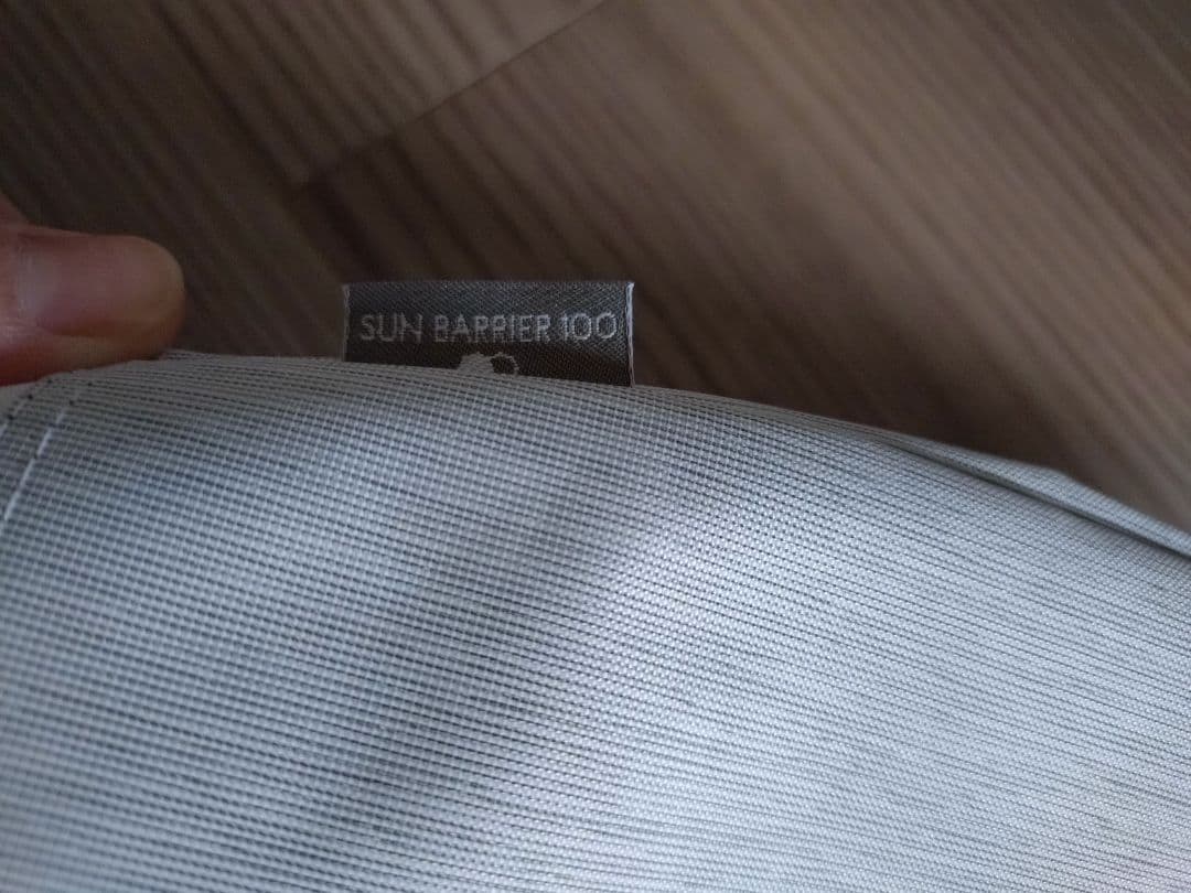 SUN BARRIER 100 折りたたみ日傘 グレー