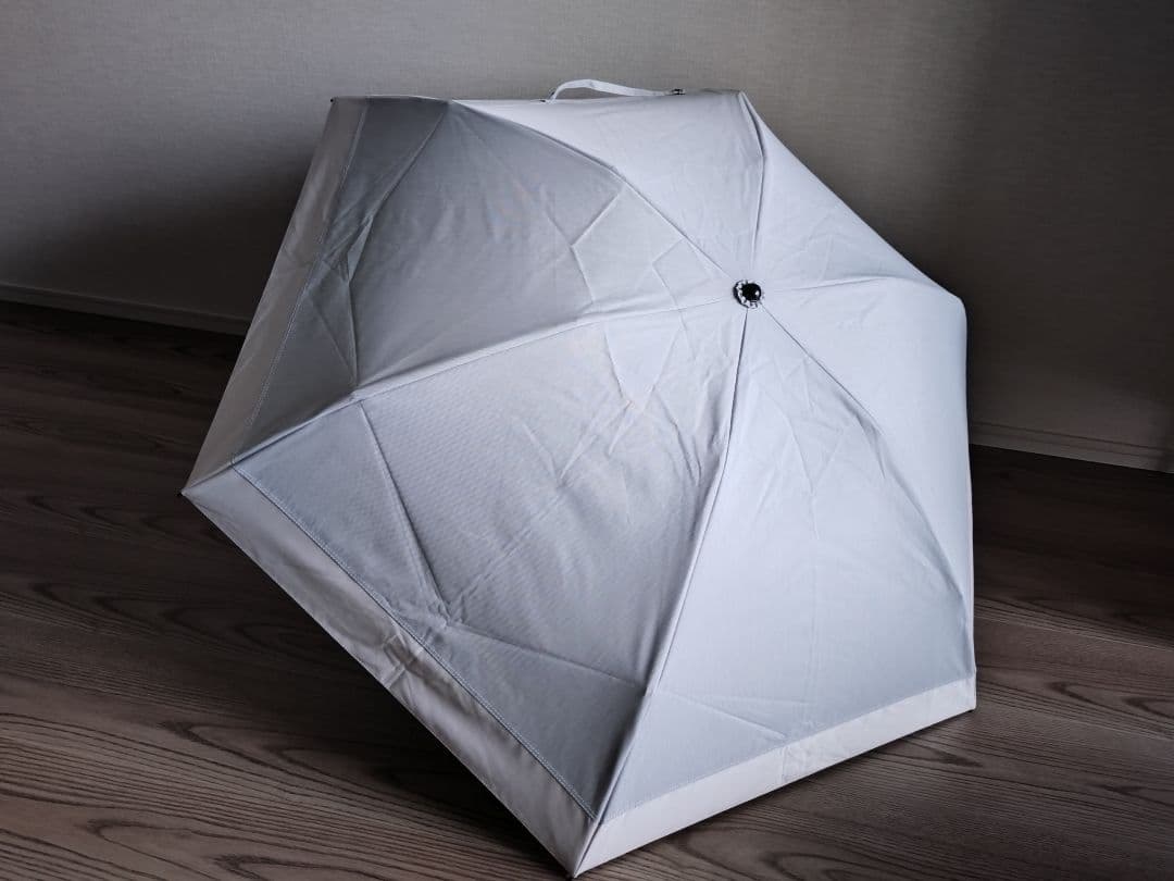 SUN BARRIER 100 折りたたみ日傘 グレー