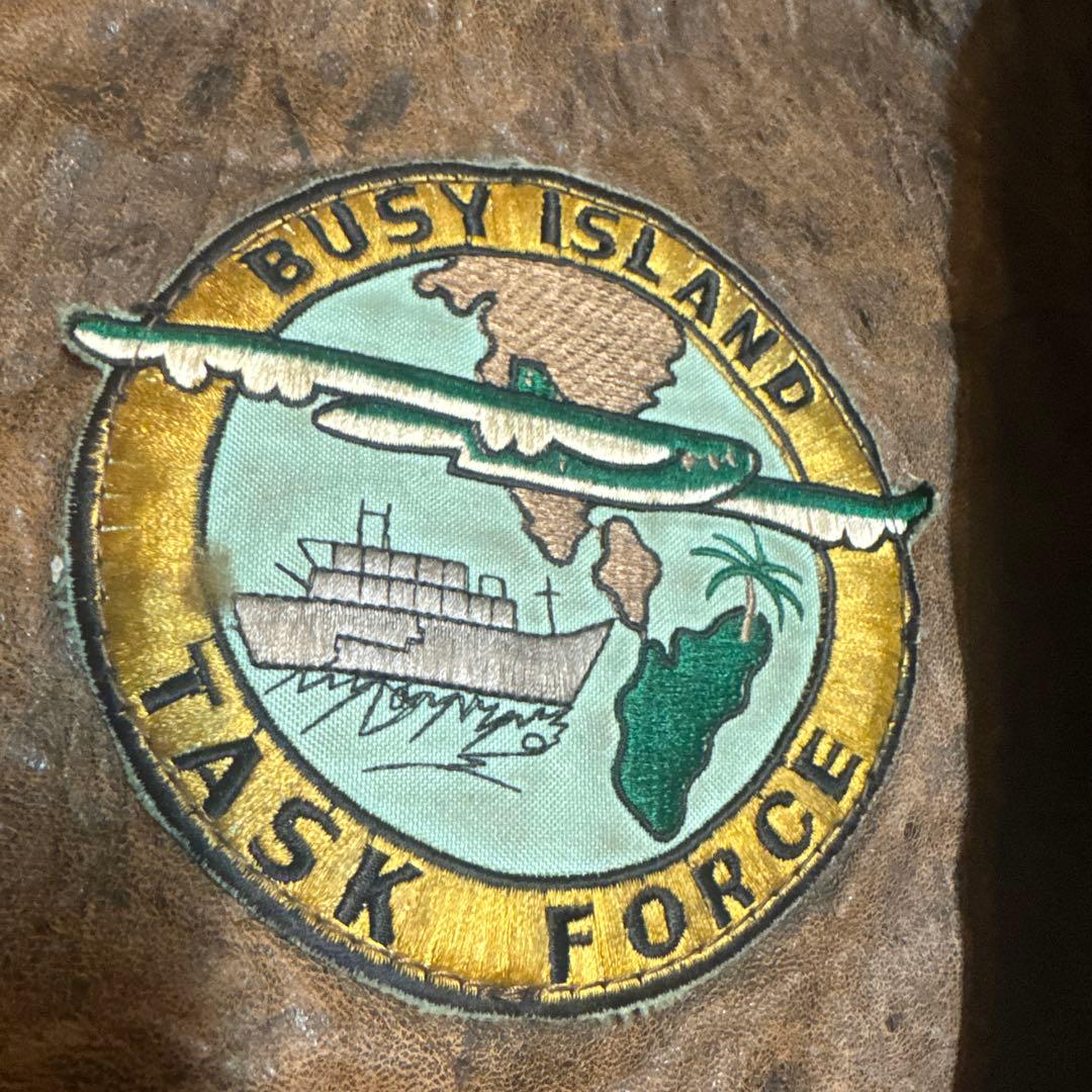 ト*ン様 TYPE G-1 レザーフライトジャケット BRONCO MFG ワッ