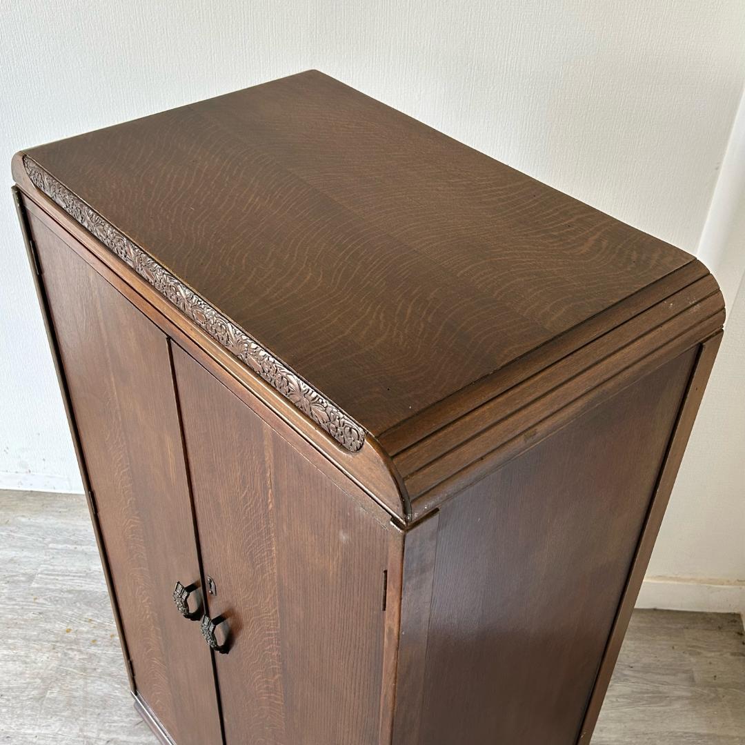 アンティーク 家具 ジェントルマン ワードローブ 英国製 522A