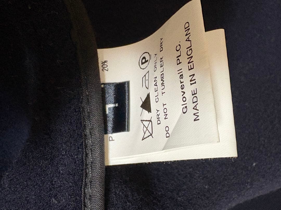 グローバーオール➕ビームス　ネイビー ダッフルコート