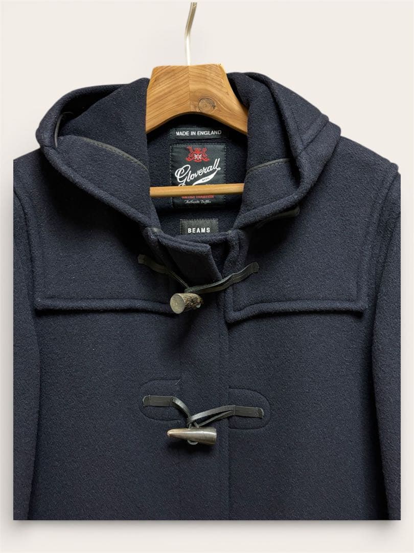 グローバーオール➕ビームス　ネイビー ダッフルコート