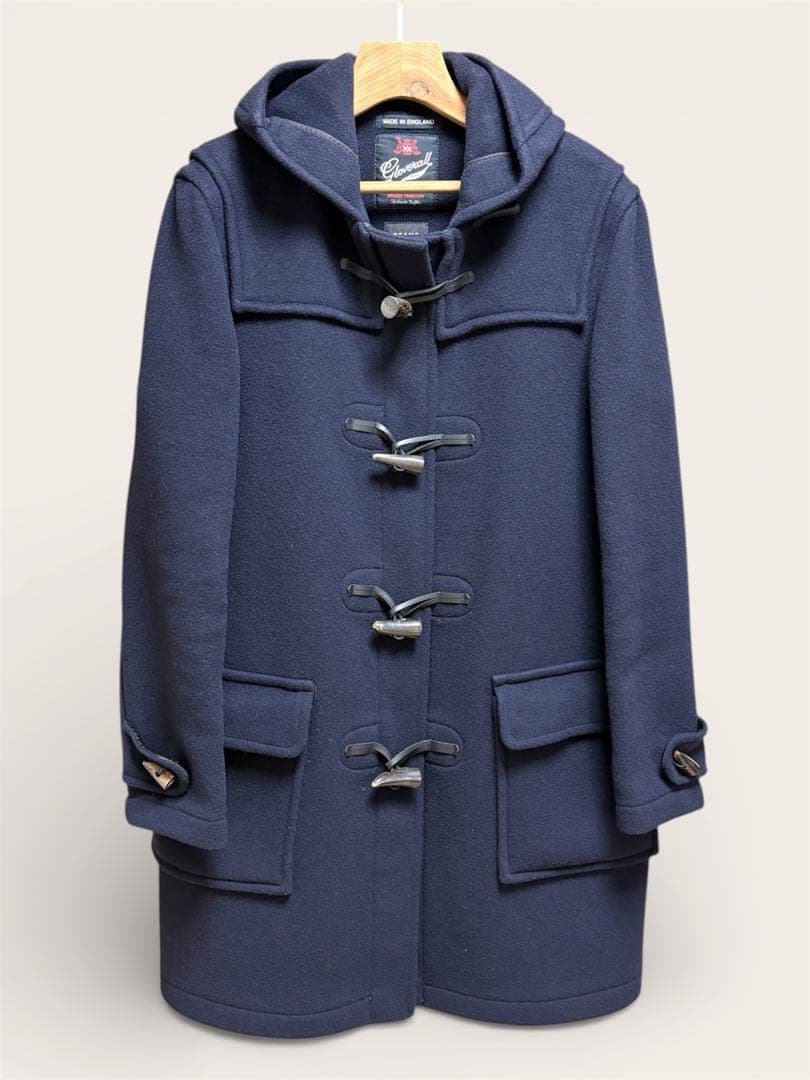 グローバーオール➕ビームス　ネイビー ダッフルコート