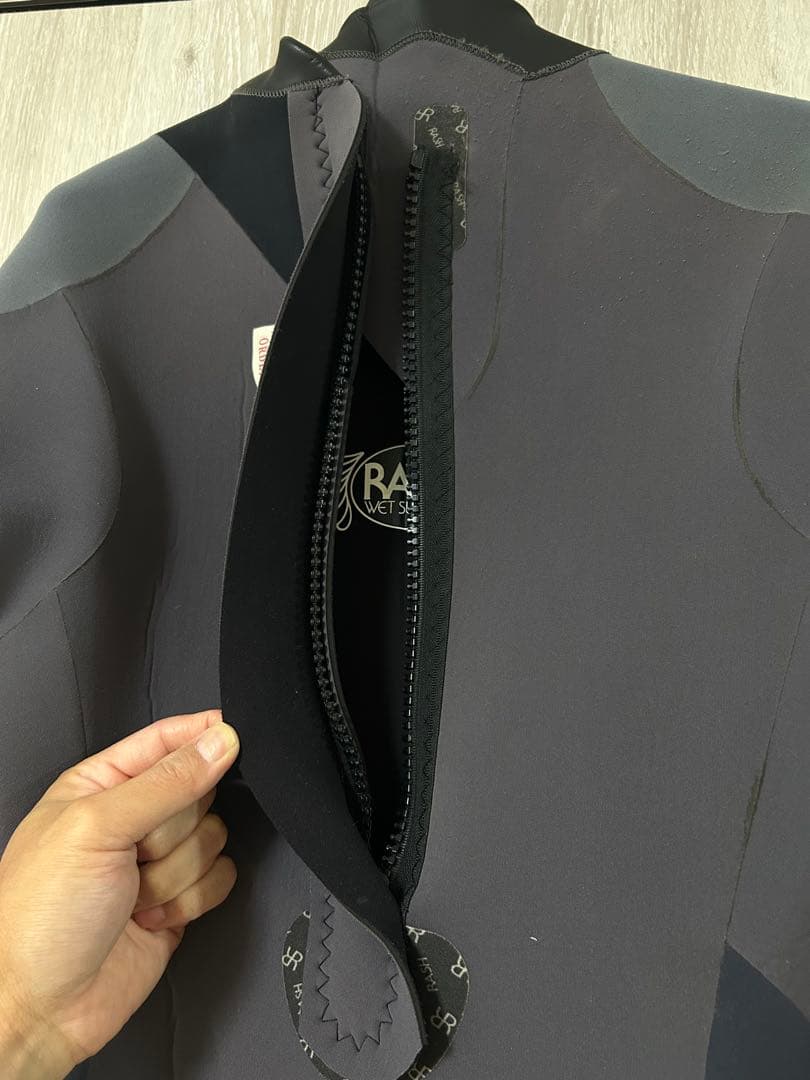 RASH ラッシュ ウエットスーツ ロンスプ 黒・紫