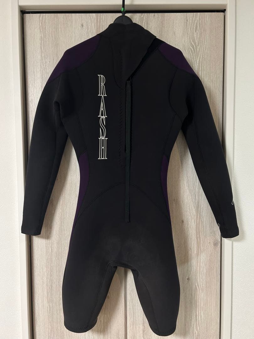 RASH ラッシュ ウエットスーツ ロンスプ 黒・紫