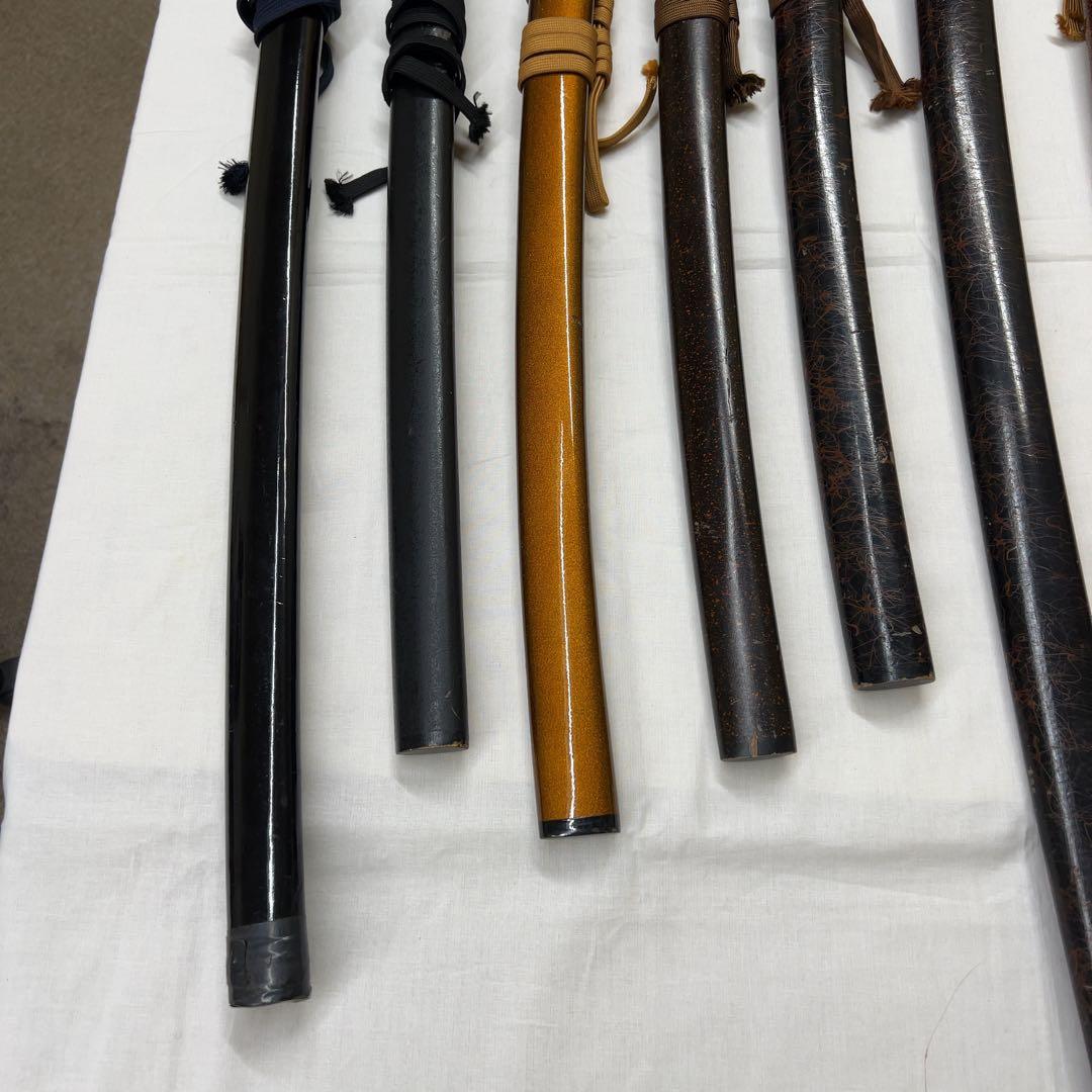 【ジャンク】模造10本セット 傷あり品 太刀脇差 日本刀現状品