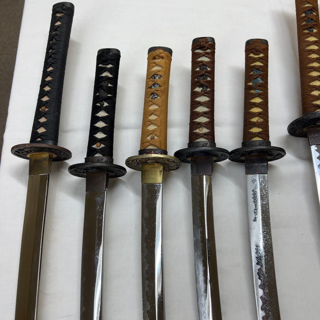 【ジャンク】模造10本セット 傷あり品 太刀脇差 日本刀現状品