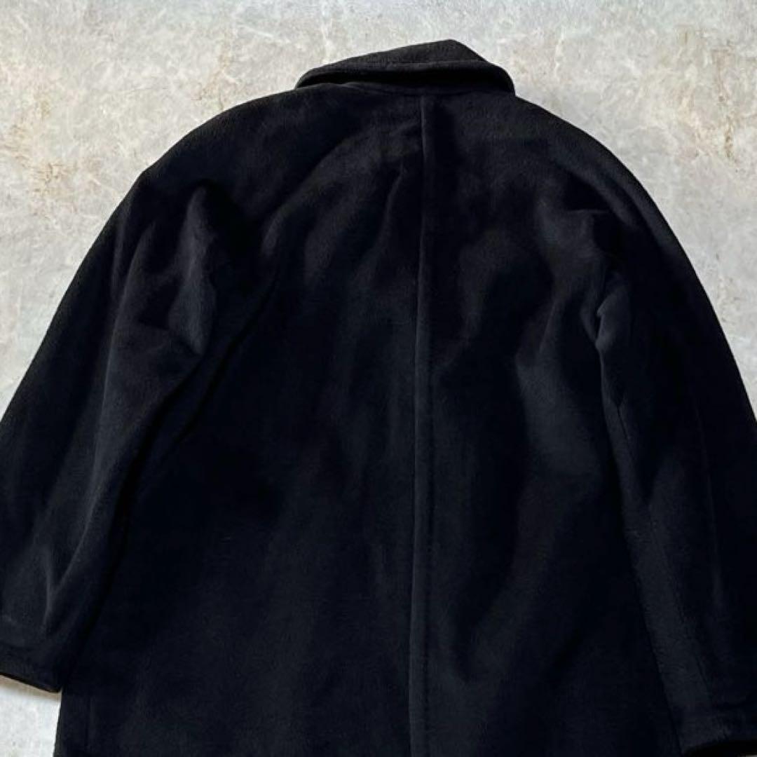 マックスマーラ ウールコート 38 ブラック 銀タグ ダブルブレスト