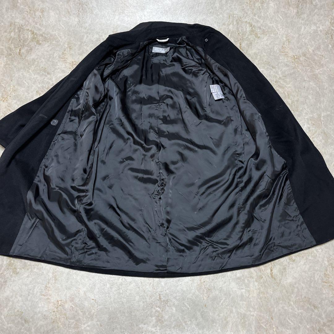 マックスマーラ ウールコート 38 ブラック 銀タグ ダブルブレスト