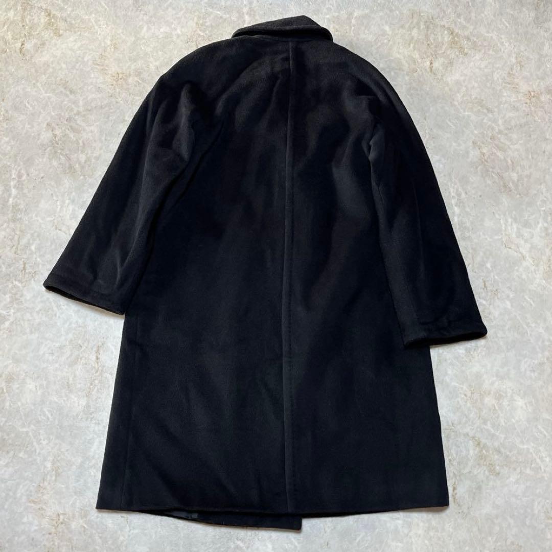 マックスマーラ ウールコート 38 ブラック 銀タグ ダブルブレスト