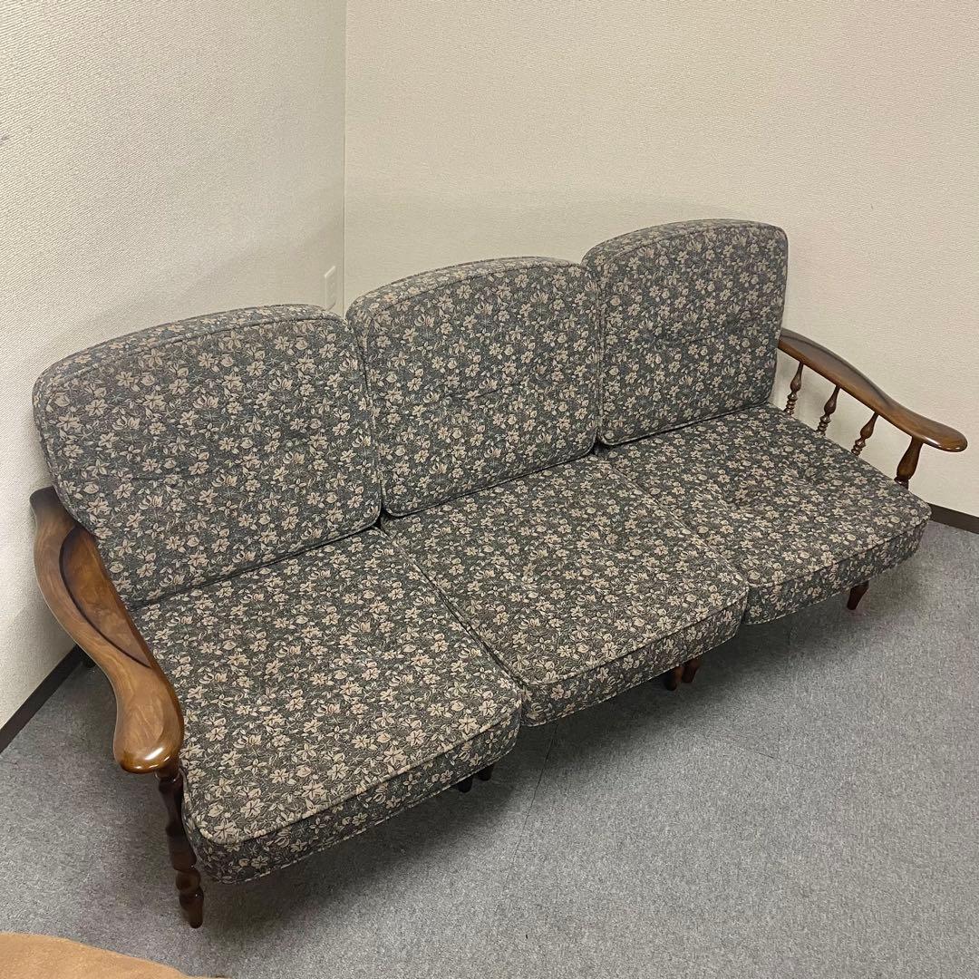 【良品】カリモクセパレートソファ 3人掛け トリプルソファ 3P WC60モデル