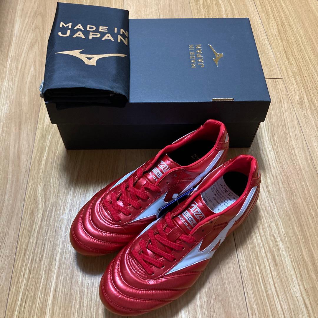 ミズノ モレリア Ⅱ ジャパン レッド 26.5㎝ サッカースパイク