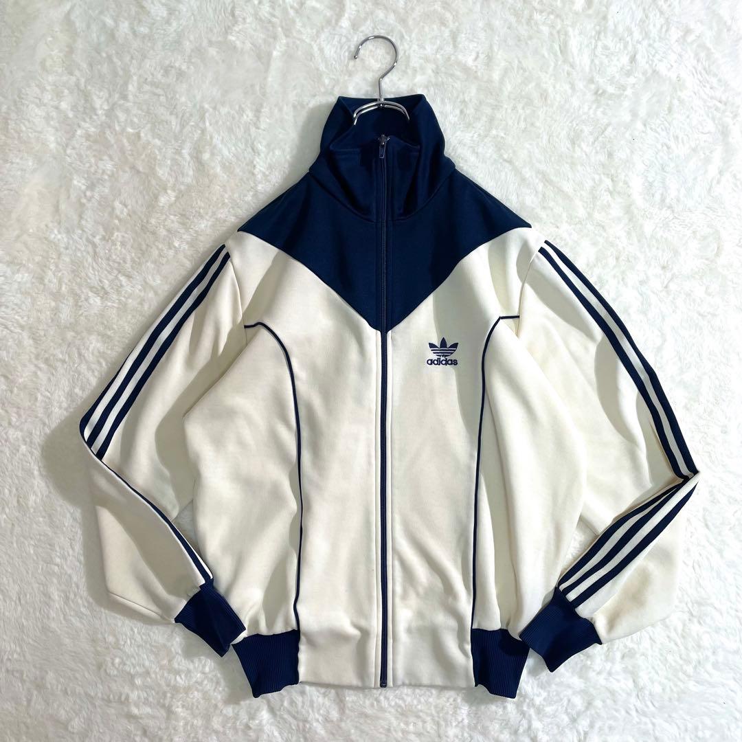 80s　adidas　アメリカ市場モデル　トラックジャケット　M　希少