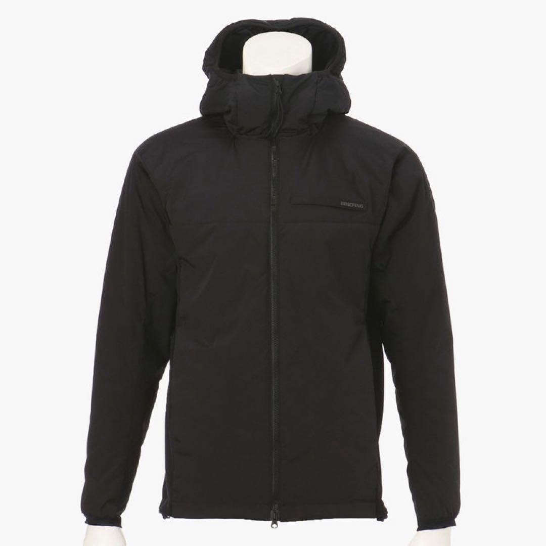 超希少✨ブリーフィング リモンタパッディドパーカ 中綿 L ブラック フード
