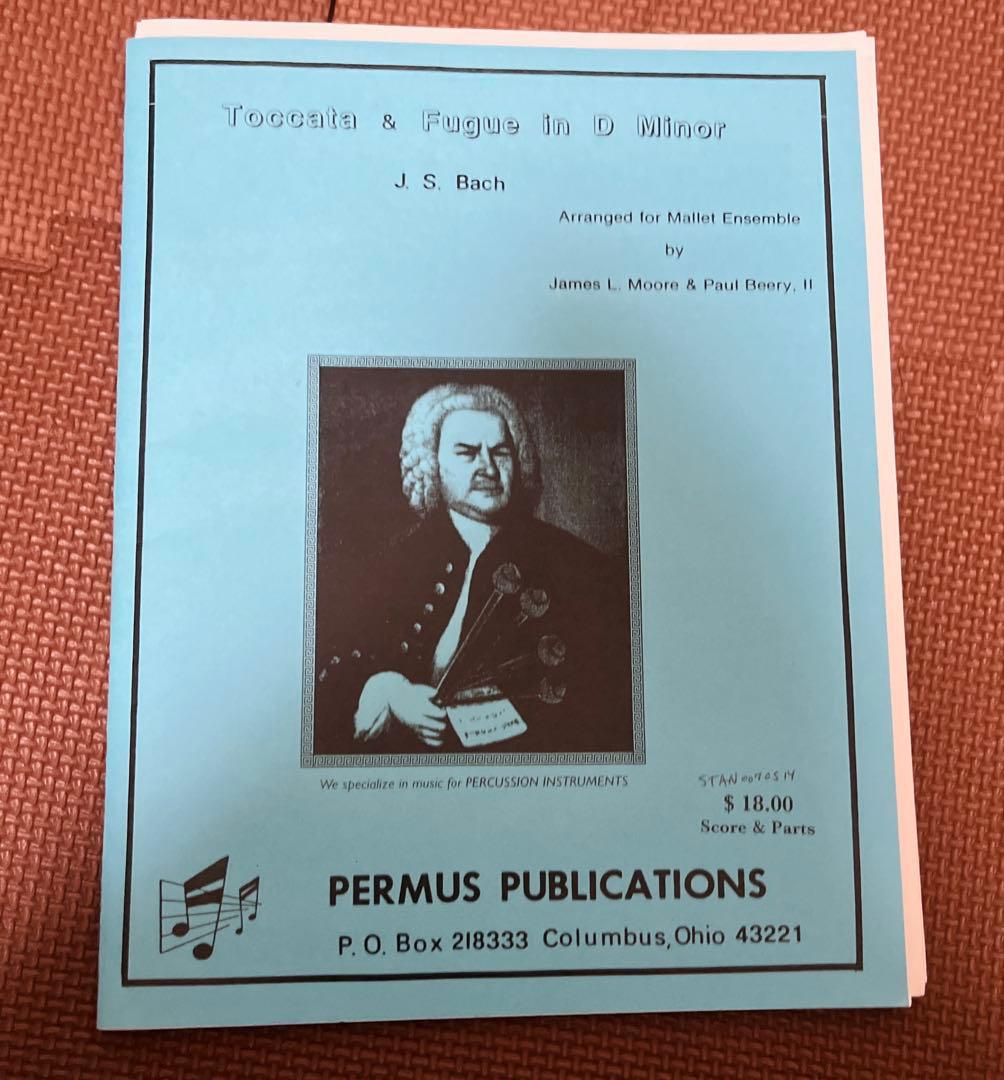 Toccata & Fugue / J. S. Bach マレットアンサンブル版