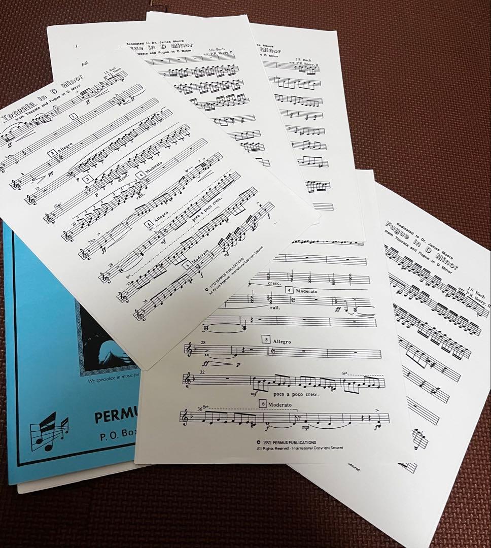 Toccata & Fugue / J. S. Bach マレットアンサンブル版