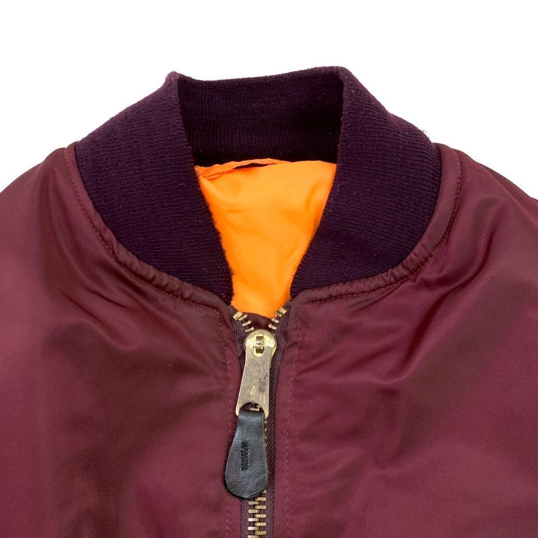 希少カラー★90s USA製 greenbrier MA-1 ボルドー　D433