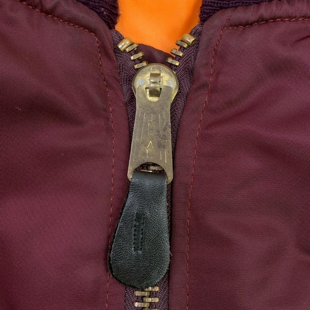 希少カラー★90s USA製 greenbrier MA-1 ボルドー　D433