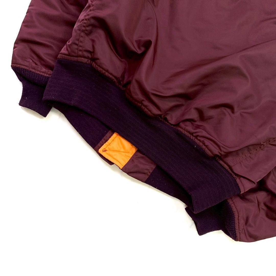 希少カラー★90s USA製 greenbrier MA-1 ボルドー　D433