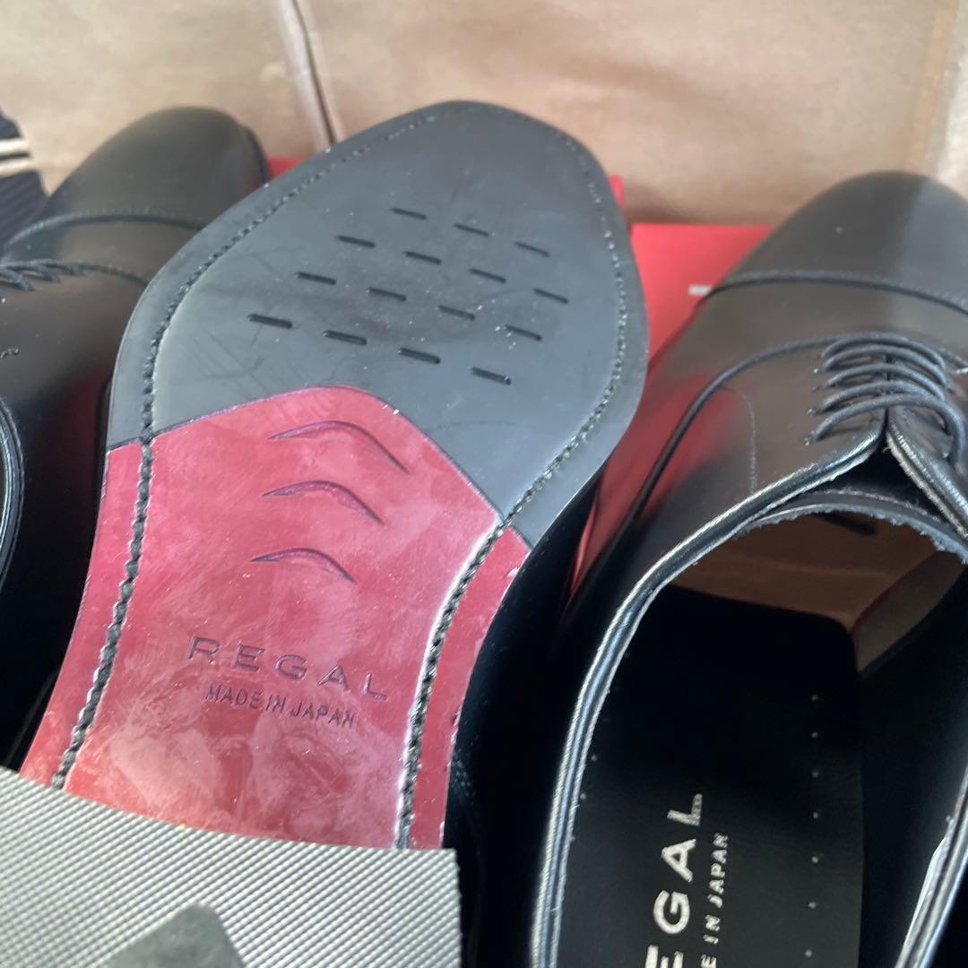 リーガル　10GR 232S ブラック　25CM 2足セット