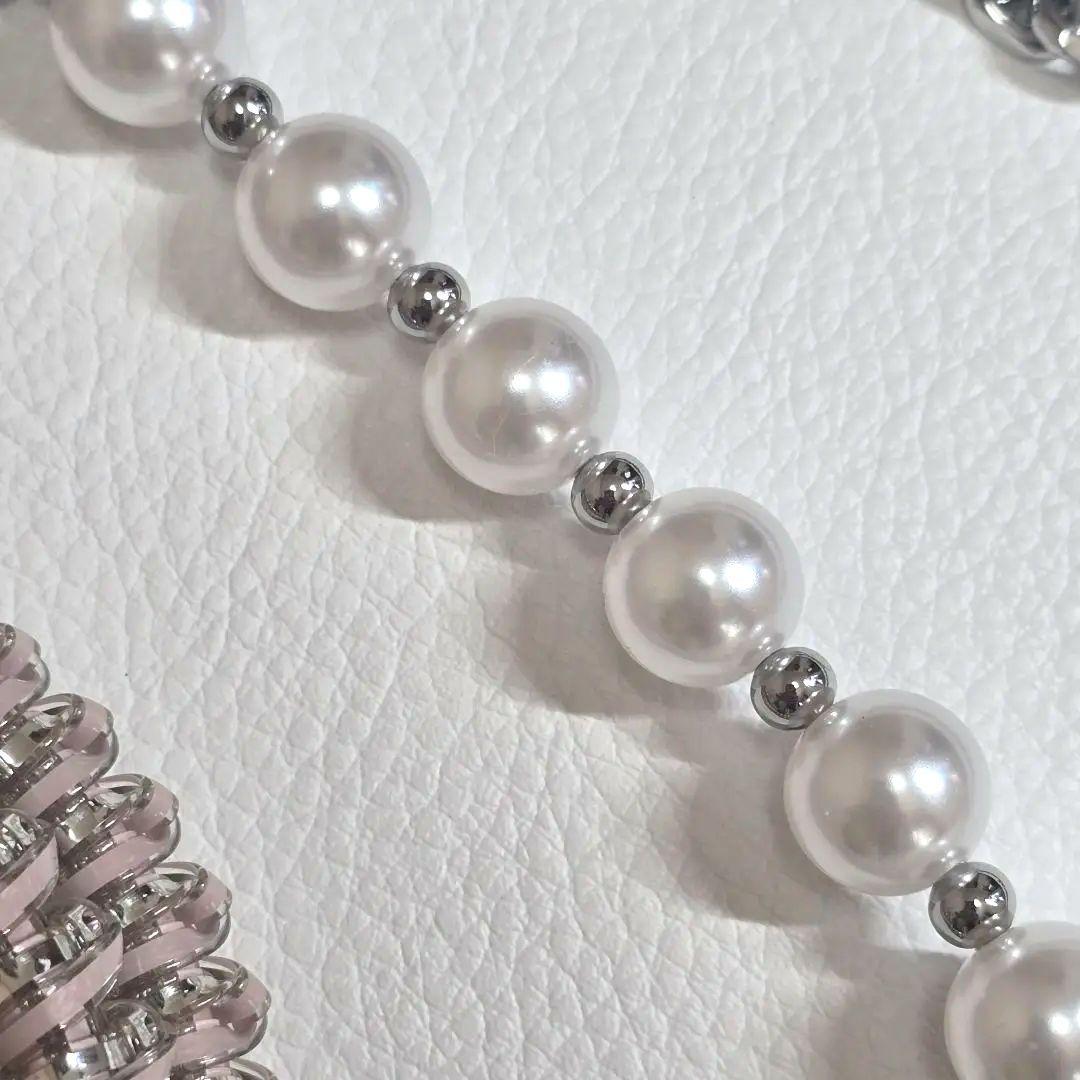 極美品✨アンテプリマ　ミニアトゥーラ/パウダリーピンクシルバー　パールハンドル付