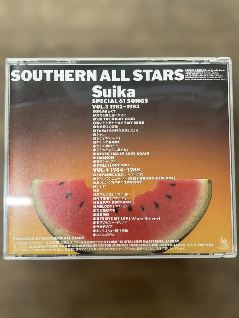 A◆サザンオールスターズ　ベスト4枚組　CD　SUIKA　缶　オリジナルグッズ付