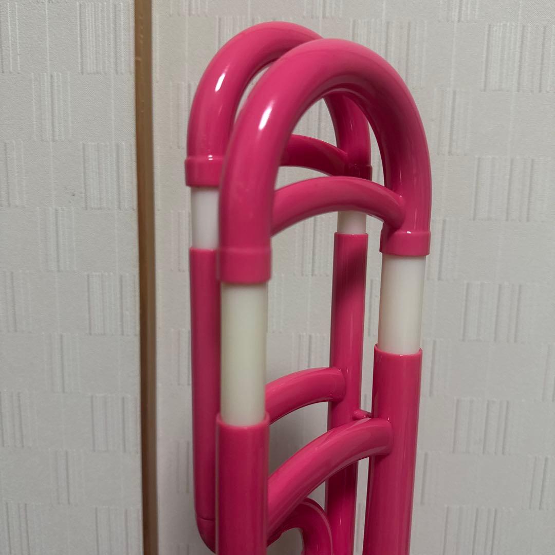 W*d様 トロンボーン プラスチック ピンク＋ケース、オイル 値下げ可能