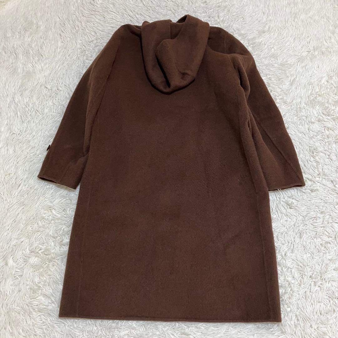 MUJI Labo カシミヤ混ダッフルコート ブラウン S フード
