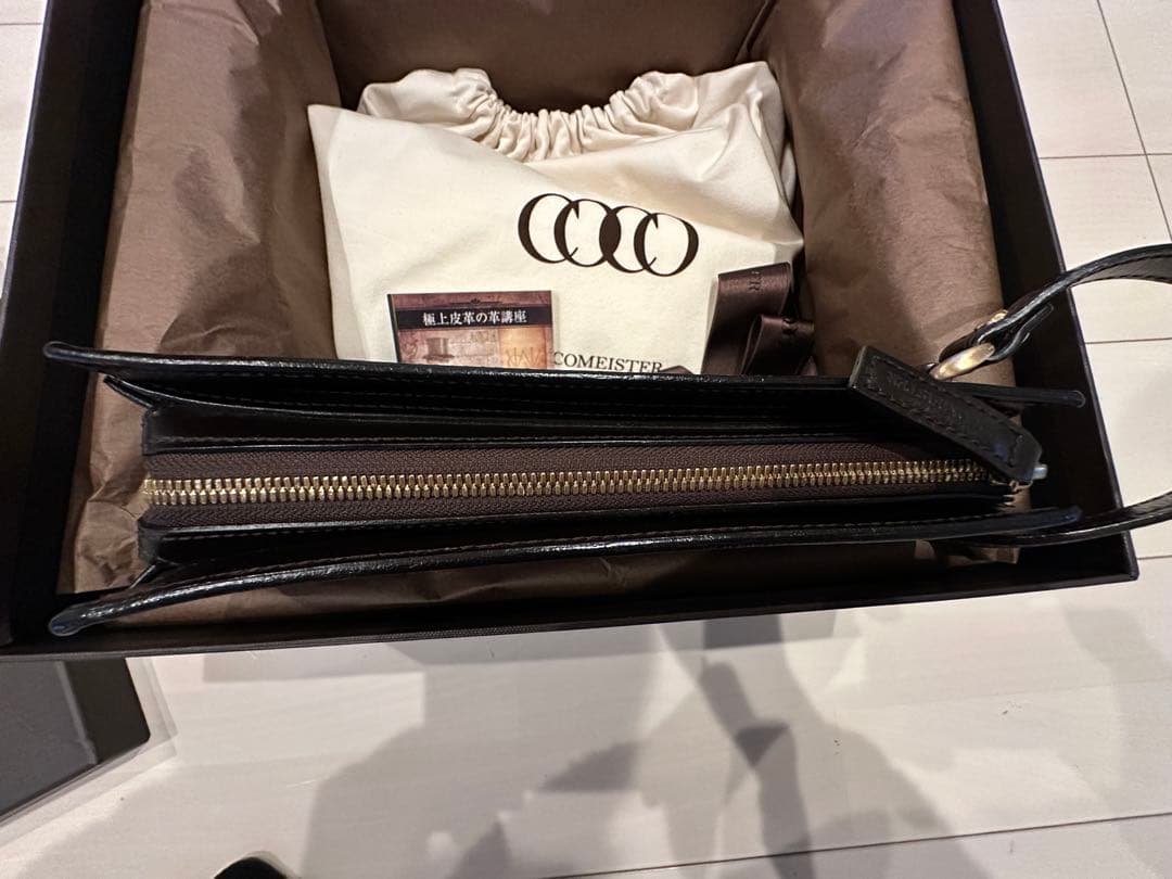 【大幅値下げ】ココマイスター・ブライドルレザー・セカンドバッグ