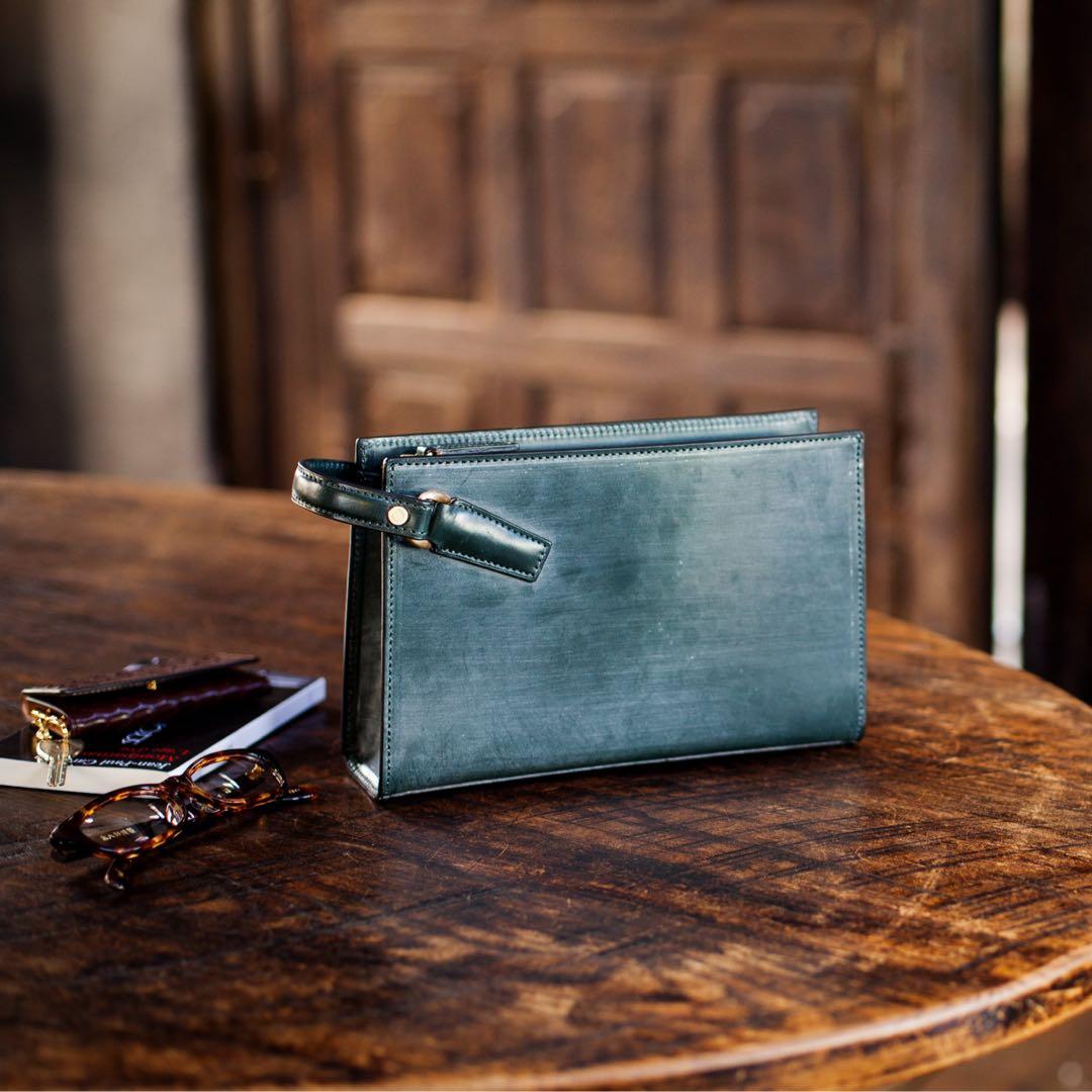 【大幅値下げ】ココマイスター・ブライドルレザー・セカンドバッグ