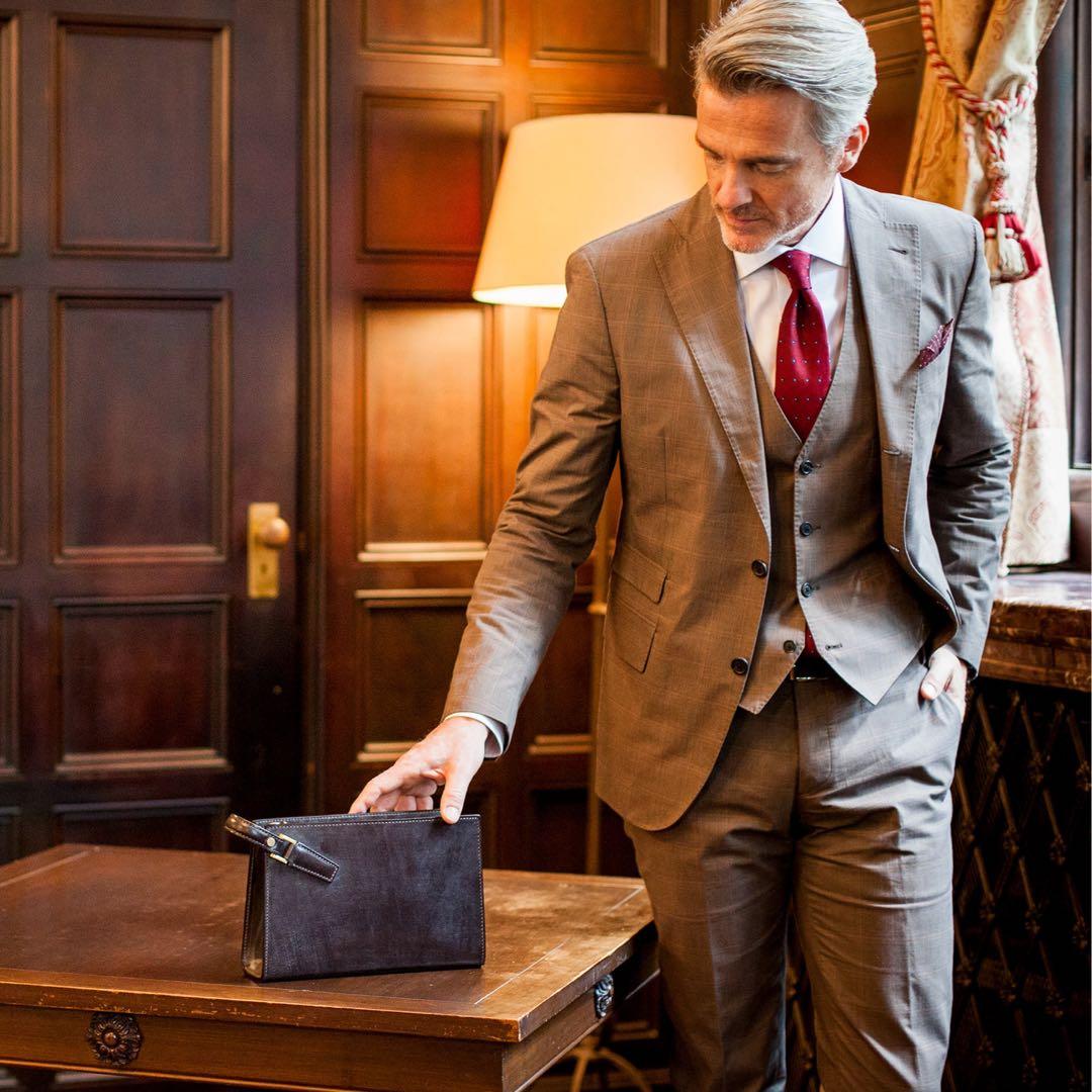 【大幅値下げ】ココマイスター・ブライドルレザー・セカンドバッグ