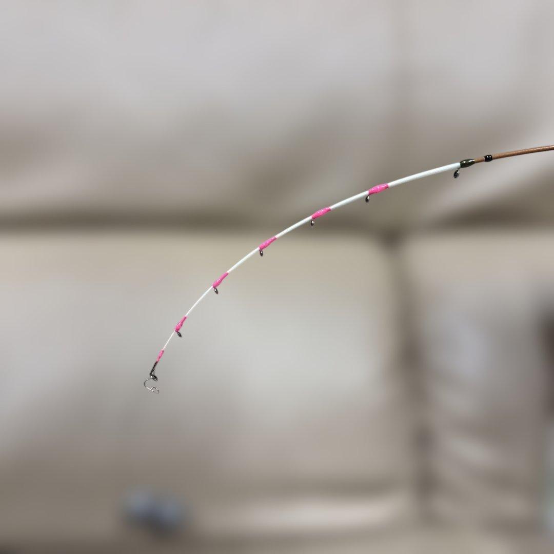 伊勢海老竿　穴釣り　布袋竹　ハンドメイド