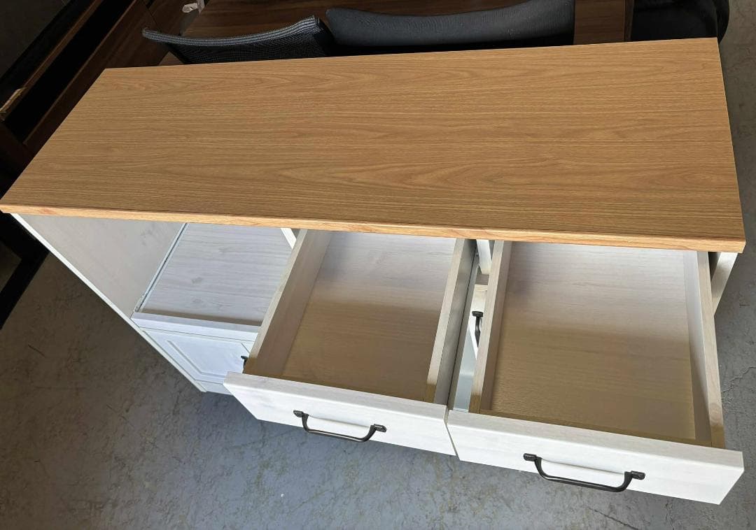 おしゃれ北欧カウンター レンジボードLUFFY LU80-120L 幅118cm