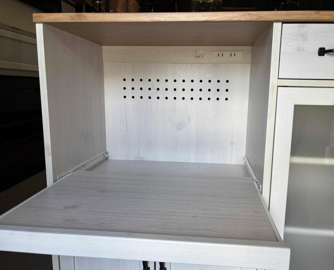 おしゃれ北欧カウンター レンジボードLUFFY LU80-120L 幅118cm