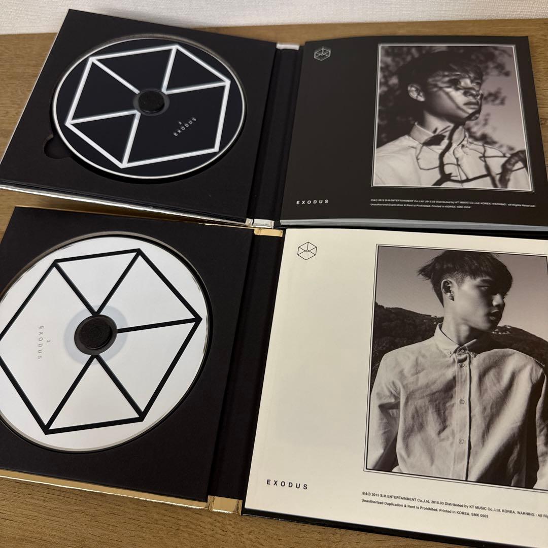 EXO EXODUS アルバム　韓国中国版セット　D.O.バージョン　トレカ付き