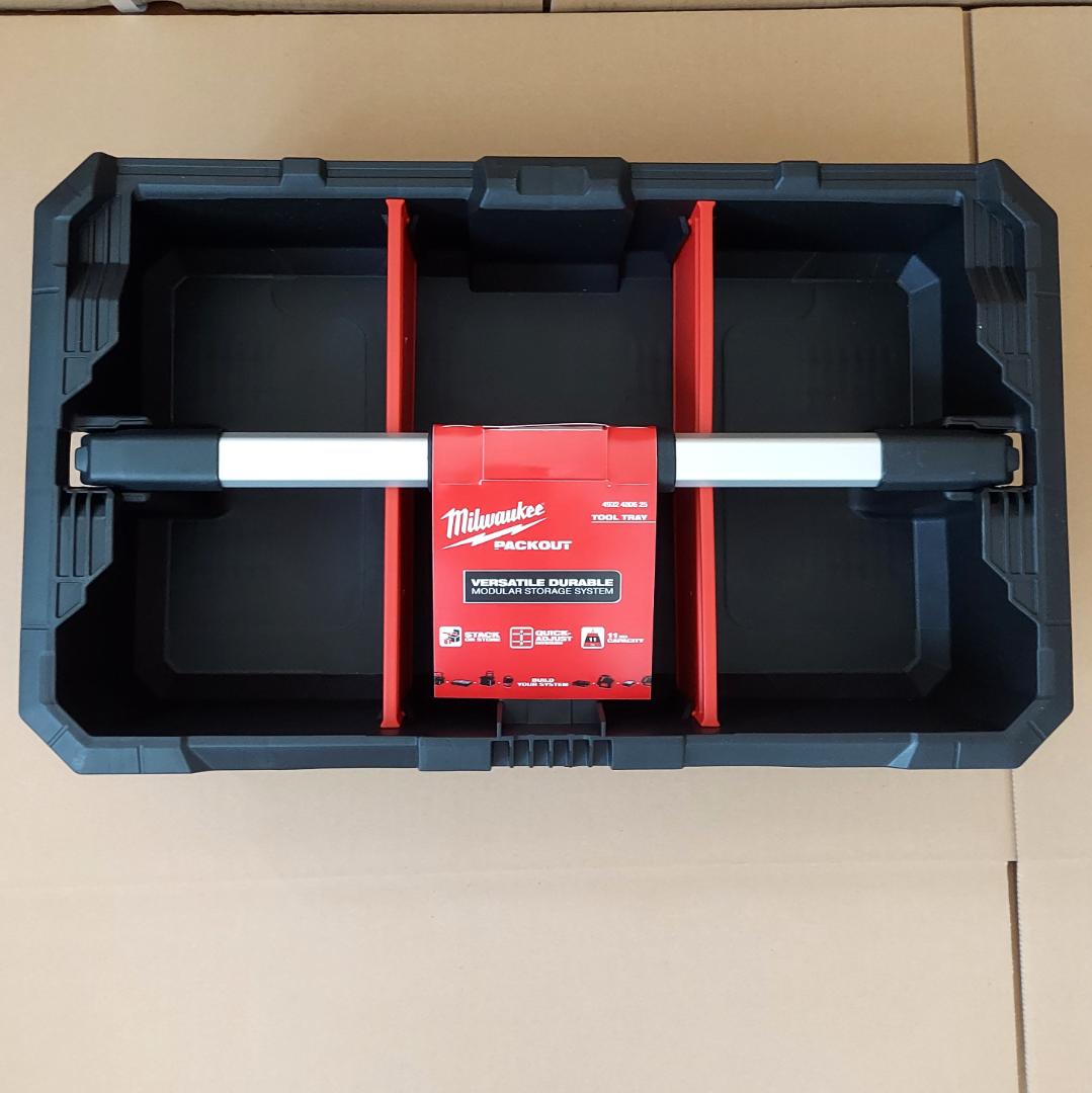 新品 ミルウォーキー パックアウト ツールトレイ ブラック Milwaukee